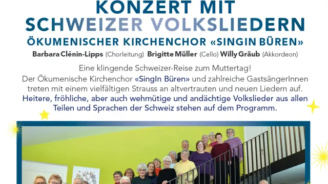 Plakat 10 Mai SingIn Büren A4 (Foto: zVg) Plakat 10 Mai SingIn Büren A4 (Foto: zVg)